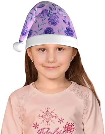 Violet Santa Hat for Kids Baby Christmas Headwear
