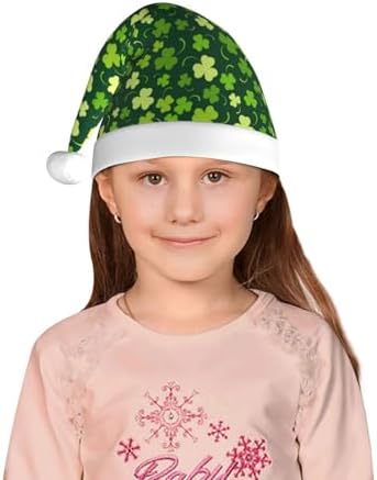 Happy St Patricks Day Santa Hat for Kids