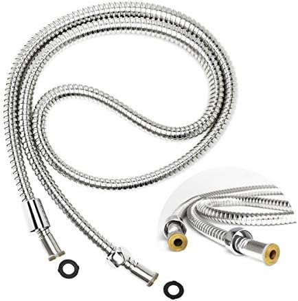 Ana Bath 6-Inch 3-Function Handheld Showerhead Combo with 8 Foot Stainless Steel Hose