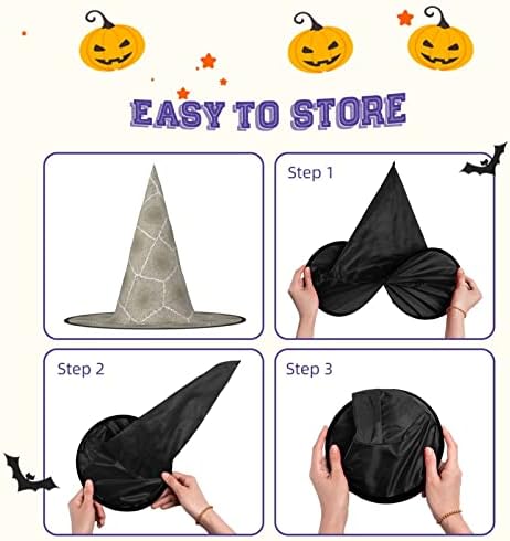 Petoskey Stone Print Witch Hat for Halloween Parties