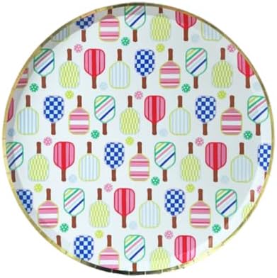 Jollity Co Pickleball Social Plates Pack of 8