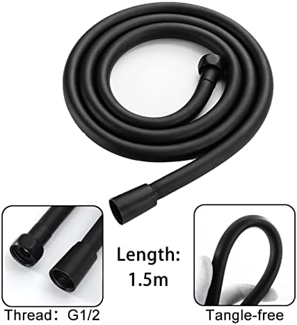 LMJYU Handheld Shower Head Set with 15m Hose
