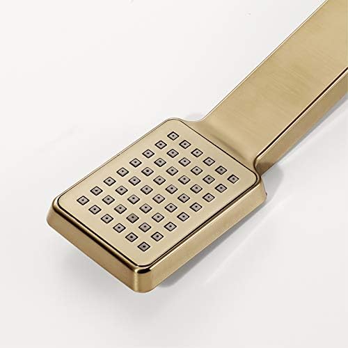 UWEREBFM Brushed Gold Handheld Shower Head Set
