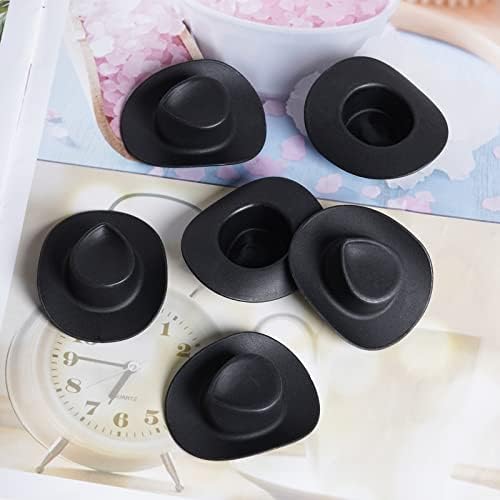 50 Pieces Mini Western Cowboy Cowgirl Hats for Crafts and Dolls