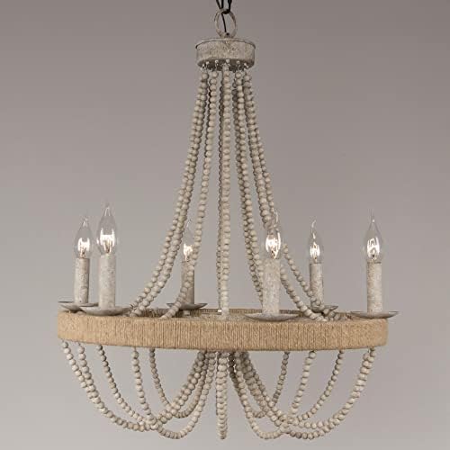 6 Light Candle Chandelier 217 Farmhouse Metal Dimmable