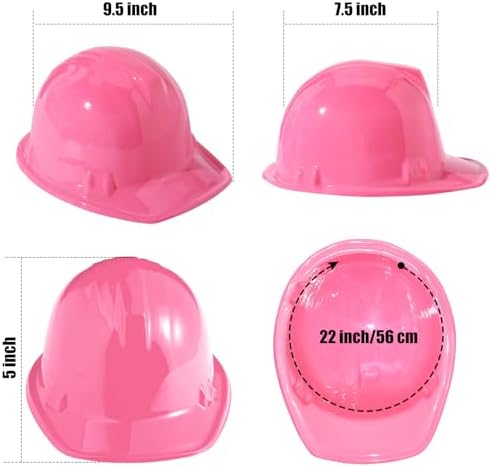 Sumind 48-Pack Construction Party Hats for Kids and Teens