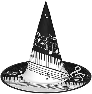 Jbyjbx Music Note Halloween Witch Hat