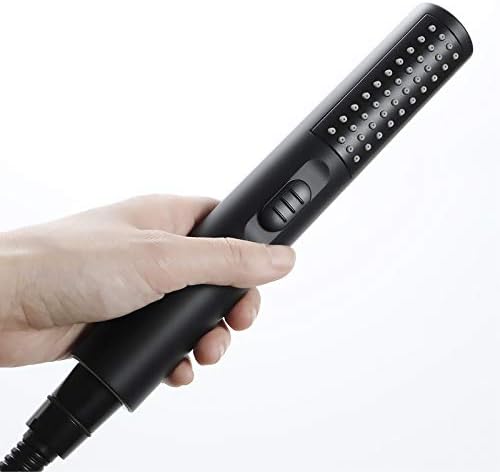 LMJYU High Pressure ABS Handheld Shower Head with 15M Hose and Holder Chrome