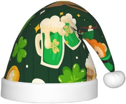 Salelf 10 Pack Santa Hats for Kids Baby Christmas Party Headwear