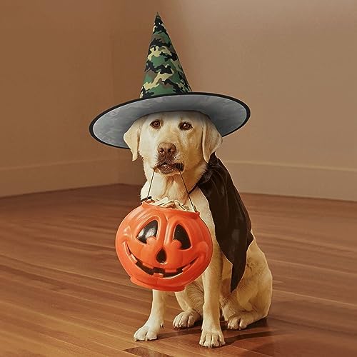 Camo Print Witch Hat for Halloween Parties