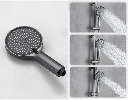 3 Mode Hand Shower Head with Brass Faucet and Hose Kit