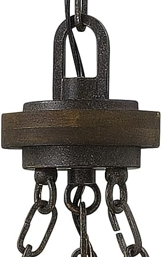 Fredrick Ramond FR48436IRN Six Light Chandelier 1