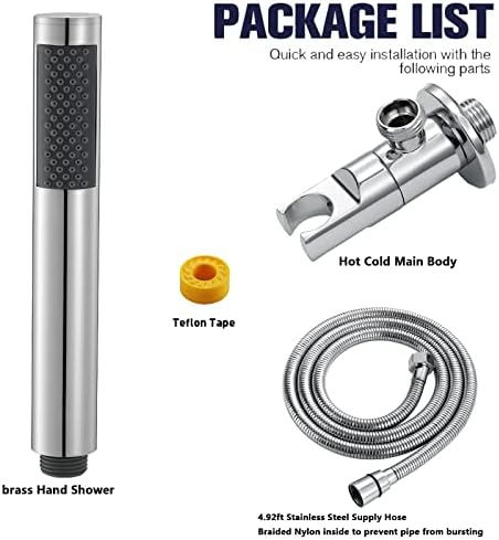 Uwer ebfm Handheld Shower Head Set with 15M Hose