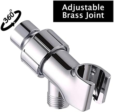 UWEREBFM High Pressure Handheld Shower Head with 15M Hose and Adjustable Buckle