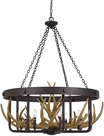 Cal Lighting FX-3703-8 Animals Insects Chandelier