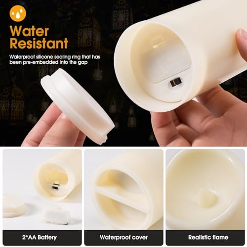 24-Pack LED Flameless Candles with Remote Control