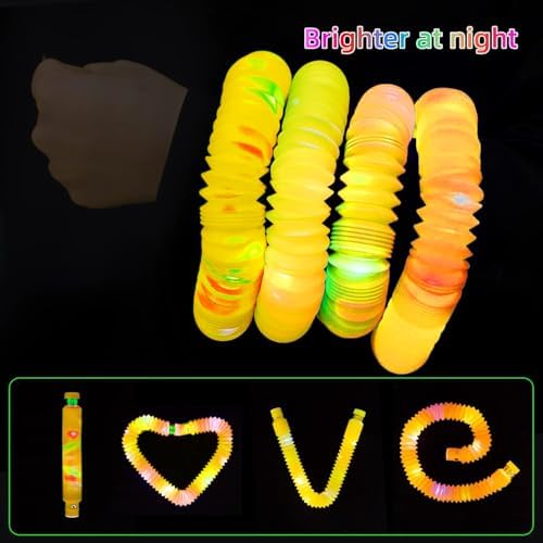Orange 36 Pack Light Up Party Favors with Glow Sticks