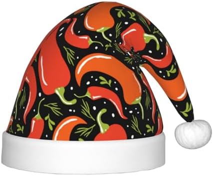 Red Hot Chili Santa Hat for Kids Baby Christmas Party Headwear