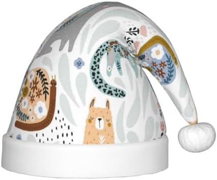 Cute Colorful Animal Santa Hat for Kids