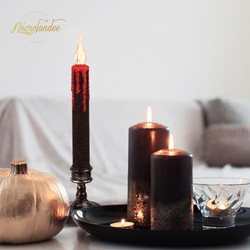 Nicrolandee Flameless Candles with Remote Control