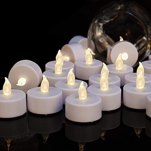 Tappovaly 100 Pack Battery Operated LED Tea Lights
