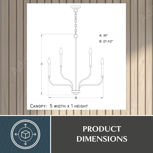 VAXCEL Harris 9 Light Candle Chandelier Satin Nickel