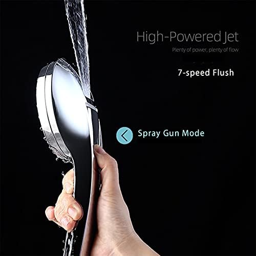 High Pressure Handheld Shower Head with 7 Functions