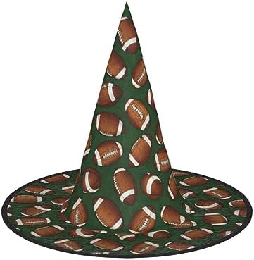 Jbyjbx Football Green Print Party Hat for Halloween and Carnival