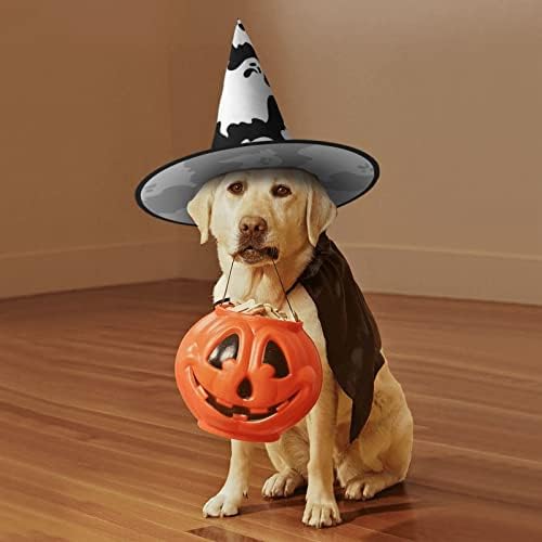Gothic Halloween Witch Hat with Foldable Design