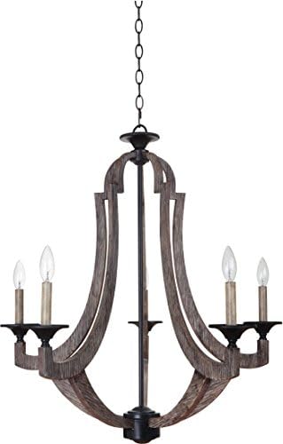 Craftmade 35125-WP Winton 5 Light Candle Chandelier