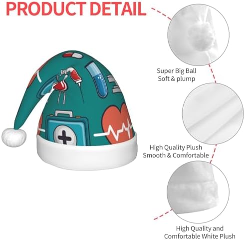Salelf Medical Elements Santa Hat for Kids