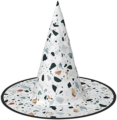 Terrazzo Marble Pastel Print Witch Party Hat