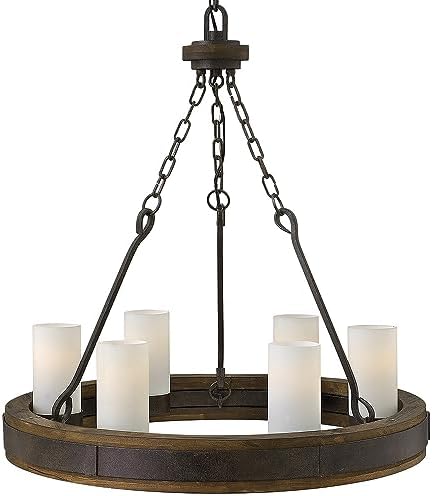 Fredrick Ramond FR48436IRN Six Light Chandelier 1