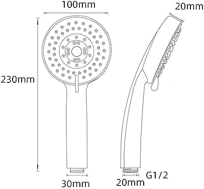 5-Function Water-Saving Handheld Shower Head