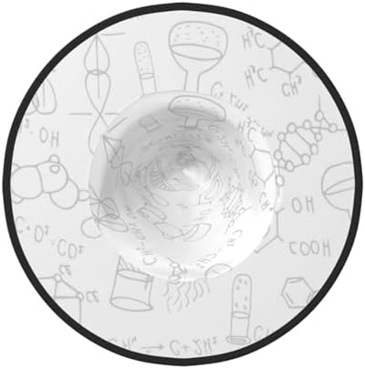 Chemistry Print Witch Hat for Halloween Parties