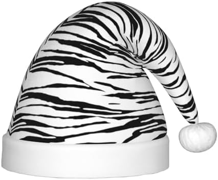Salelf Wavy Santa Hat for Kids Baby Christmas Headwear