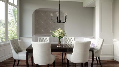 Quoizel Abner 5-Light Matte Black Chandelier