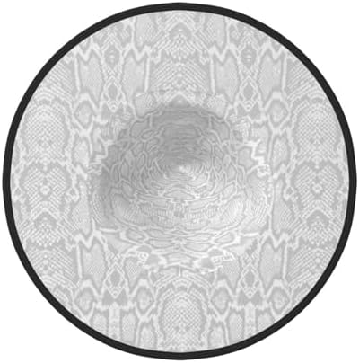 Jbyjbx Black White Snake Skin Print Witch Hat