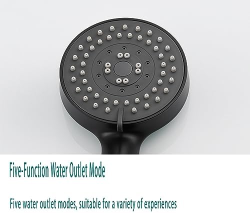 5-Function High Pressure Handheld Shower Head