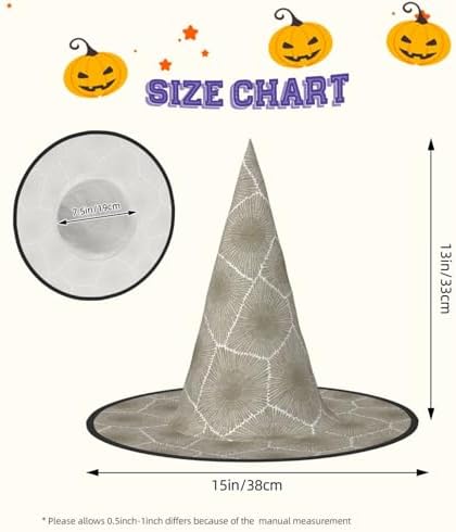 Petoskey Stone Print Witch Hat for Halloween Parties
