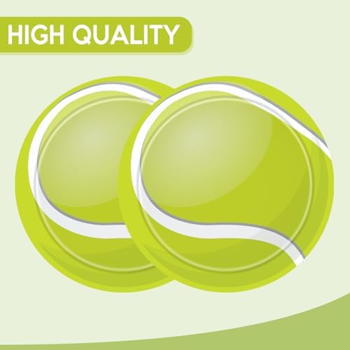 Tennis Themed Party Plates 60pcs 7 Inch Disposable Set