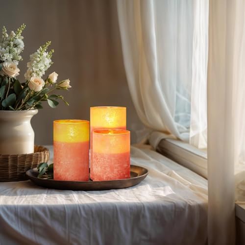 Mingfuxin Flameless Candles with Remote and Timer