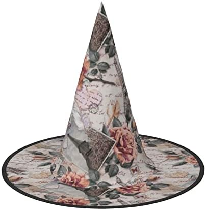 Flower Eiffel Tower Witch Halloween Hat Costume Party