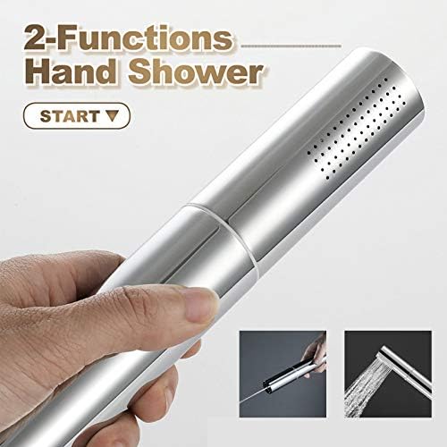 Brass Hand Shower Head with 2 Functions High Pressure Rain Spray