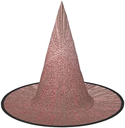 Rose Gold Red Print Witch Halloween Party Hat