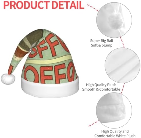 Retro Elf Christmas Hat for Kids Baby Plush Holiday Headwear