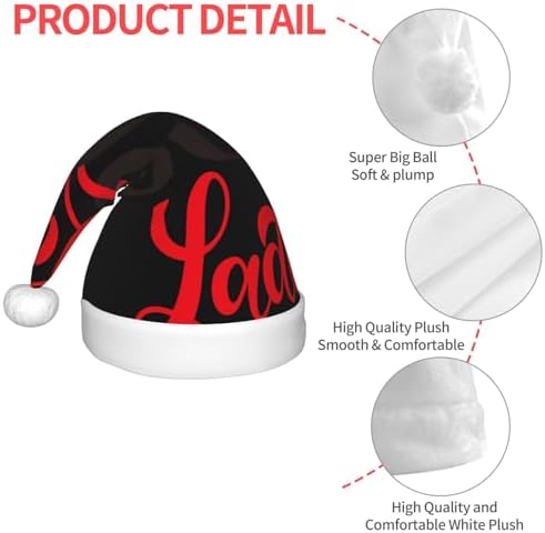 Salelf Lady Boss Santa Hat for Kids