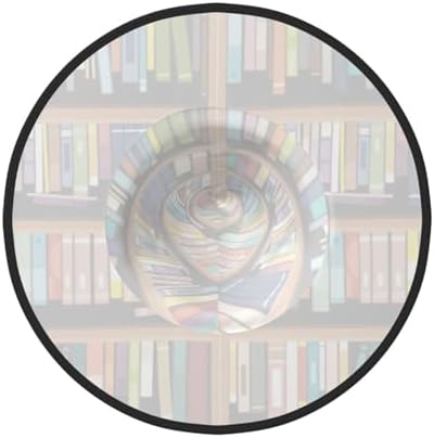 Library Bookshelf Print Witch Hat for Halloween Parties