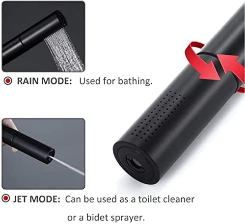 High Pressure Water Saving Handheld Shower Head with 2 Functions and 15M Hose