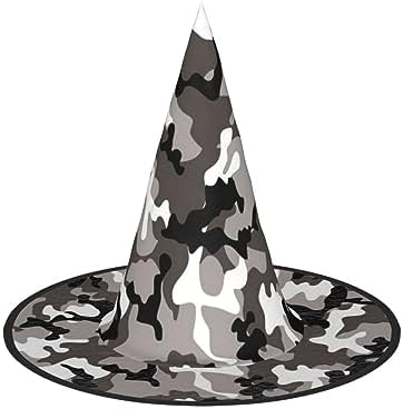 Jbyjbx Witch Hat Camo Print Halloween Costume